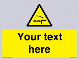 Custom warning water cannon